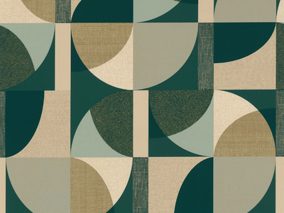 BARILLET - Geometric washable nonwoven wallpaper _ CASAMANCE