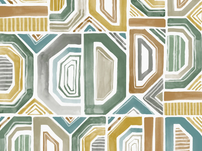 BOGOLAN - Geometric panoramic wallpaper _ CASAMANCE