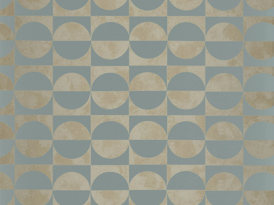 CIRCLES - Washable metallic effect geometric wallpaper _ CASAMANCE