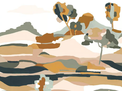 LE BASSIN - Landscape washable nonwoven wallpaper _ CASAMANCE