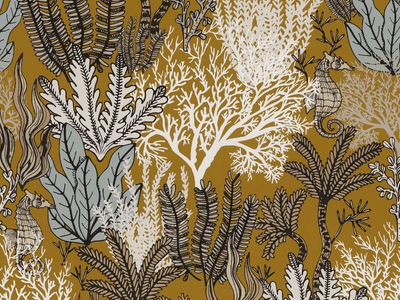 POSIDONIE - Washable nonwoven wallpaper _ CASAMANCE