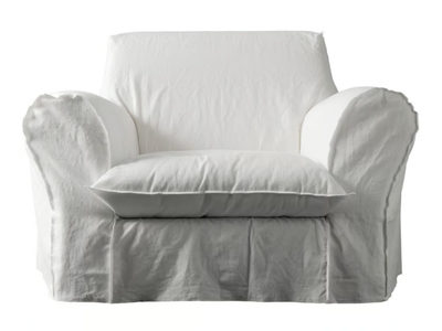 BIG - Fabric armchair with removable cover with armrests _ Casamilano