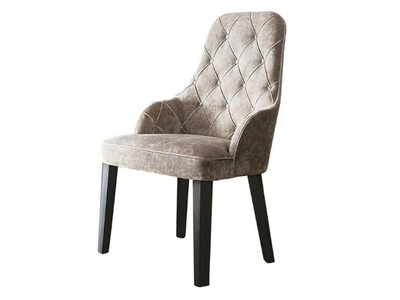 DIANA - Tufted upholstered fabric chair _ Casamilano