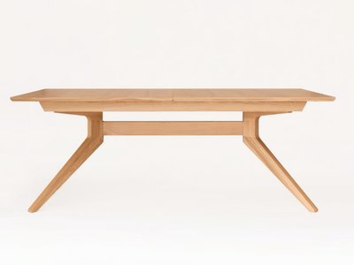 CROSS - Extending rectangular oak table _ Case