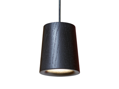 SOLID CONICAL - LED dimmable oak pendant lamp _ Case