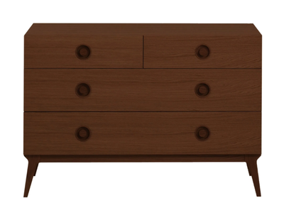 VALENTINE - Walnut chest of drawers _ Case