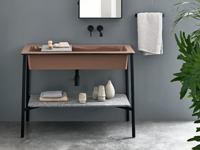 CATINO RETTANGOLARE - Floor-standing vanity unit _ Ceramica Cielo