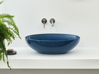 ECO - Countertop oval ceramic washbasin _ Ceramica Cielo