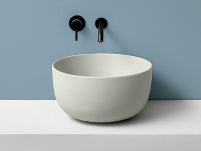 ERA - Countertop round ceramic washbasin _ Ceramica Cielo