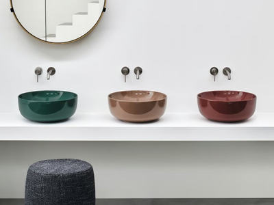 ERA SMALL - Countertop round ceramic washbasin _ Ceramica Cielo