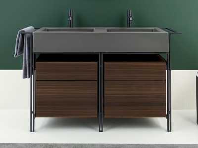 NARCISO DOPPIO - Floor-standing vanity unit with drawers _ Ceramica Cielo
