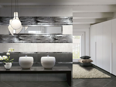 CONCRETE - POLLOCK - Ceramic wall tiles _ CERAMICHE BRENNERO