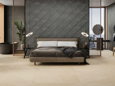 SLAB2 KHAKI - Porcelain stoneware wall/floor tiles _ Ceramiche Caesar