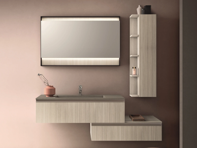 CARTABIANCA - Vanity unit with cabinets _ Cerasa