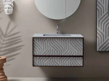 DES CAPSULE N.1 57 - Wall-mounted vanity unit with drawers _ Cerasa