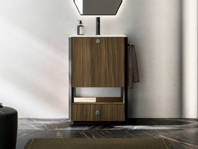 HONEY - Floor-standing single vanity unit with drawers _ Cerasa