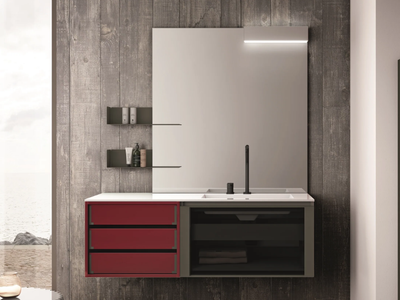 SEGNO - Vanity unit with drawers _ Cerasa
