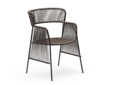 ALTANA SP - Stackable nautical rope garden chair _ CHAIRS & MORE