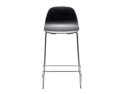 BABAH SG SL 65 - Sled base polyurethane stool with footrest _ CHAIRS & MORE