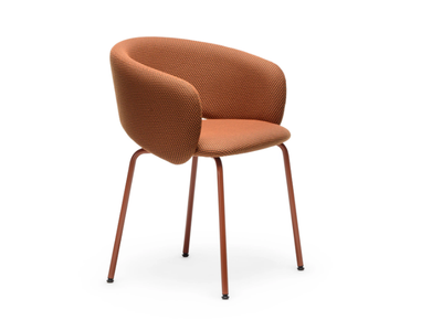 BEL M - Fabric chair with armrests _ CHAIRS & MORE