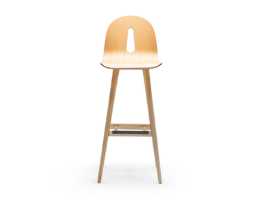 GOTHAM WOODY SG-80 - High wooden stool _ CHAIRS & MORE