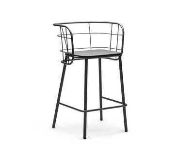 JUJUBE SG - Powder coated steel garden stool _ CHAIRS & MORE