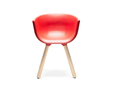 TULIP SMALL - Polyurethane restaurant chair with armrests _ CHAIRS & MORE