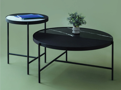 ANATÔLE - Round plate and marble coffee table _ Cider Edition