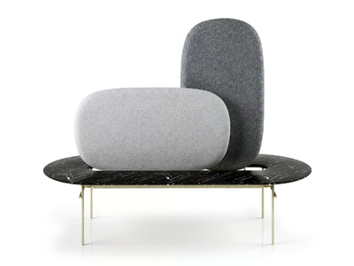 CIRCUIT - Oval bistro side table _ Cider Edition