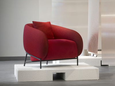 CURL - Armchair with armrests _ Cider Edition