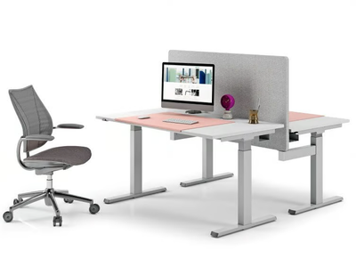 ELEVO CLEVER - Height-adjustable multiple rectangular office desk _ Cider Edition