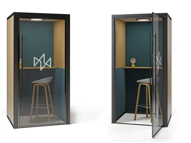 FLEXCAB - Acoustic phone booth with built-in lights _ Cider Edition