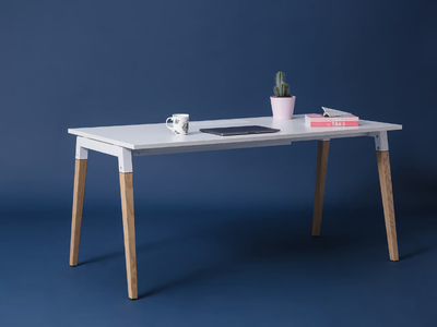 GOOD WOOD - Rectangular office desk _ Cider Edition
