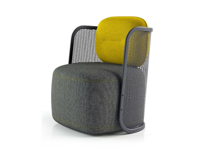 INGRID - Fabric armchair with armrests _ Cider Edition
