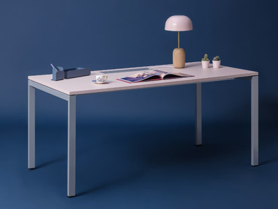 SLIM - Rectangular office desk with cable management _ Cider Edition