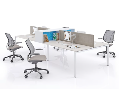 SLIM - Sectional multiple wooden office desk _ Cider Edition