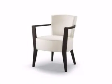 FRECH - Fabric chair with armrests _ Cizeta