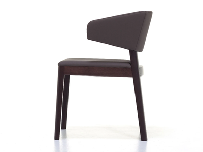 JUNO - Upholstered ash chair with armrests _ Cizeta