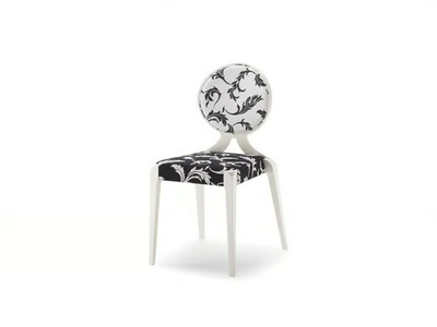 SENDY - Medallion stackable fabric chair _ Cizeta