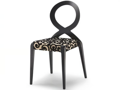 SENDY - Stackable fabric chair open back _ Cizeta