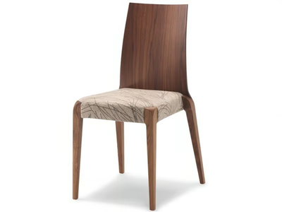 SENDY - Stackable walnut chair _ Cizeta