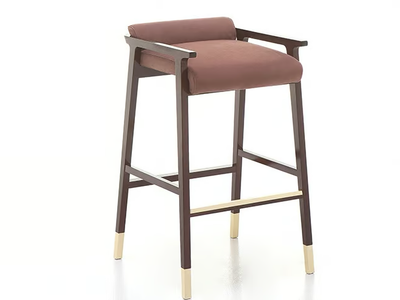TENUES - Upholstered leather stool _ Cizeta