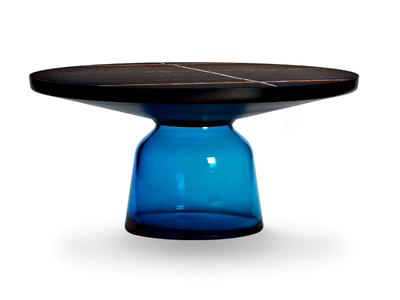 BELL COFFEE TABLE STEEL - Round steel and glass coffee table _ ClassiCon