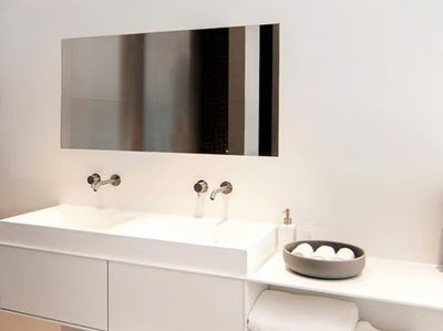 COCOON CUSTOM 50 - Single Solid Surface washbasin _ COCOON