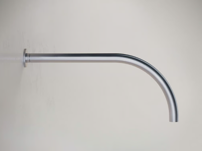 JP 10.2 - Wall-mounted stainless steel sink spout _ COCOON
