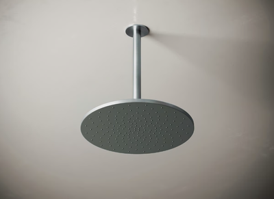 JP 31 - Ceiling mounted round stainless steel rain shower _ COCOON
