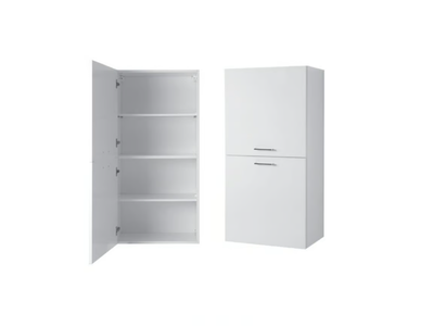 BRAVA 8 - Tall wall-mounted chipboard laundry room cabinet _ COLAVENE
