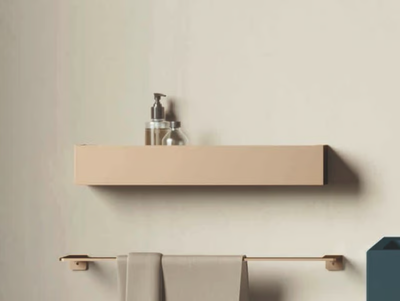 CAMALEO - Steel bathroom wall shelf _ COLAVENE