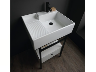 NOBU - Sectional wooden console sink with drawers _ COLAVENE