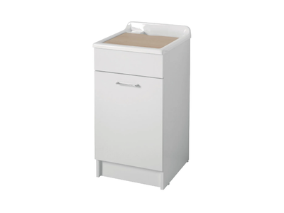 SWASH - Chipboard laundry room cabinet with hinged doors _ COLAVENE
